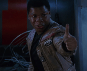 Finn thumbs up
